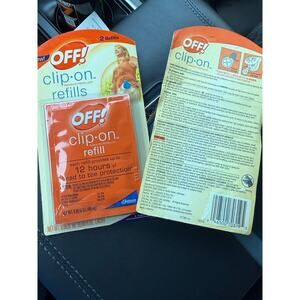OFF! Clip-On Mosquito Repellent Box of 2 Refills For Fan 12 Hr 2 Boxes.
